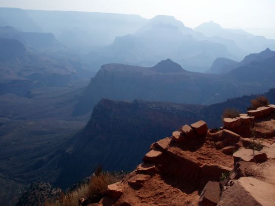 The Blue Mountains and the Red Stairs
A shot of the color contrasts that exist in the Grand Canyon
