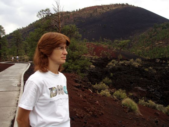 Volcanic background 2
I was able to get my mom to do a pose with the volcanic backdrop
