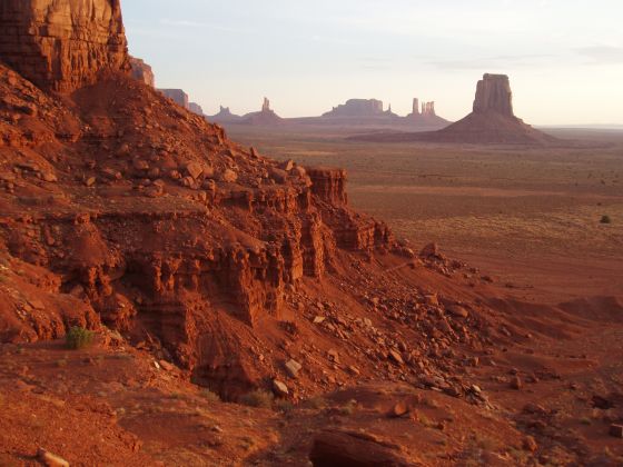 The Monument Valley expanse
