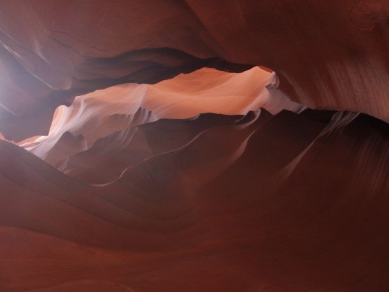 Inside of Antelope Canyon
