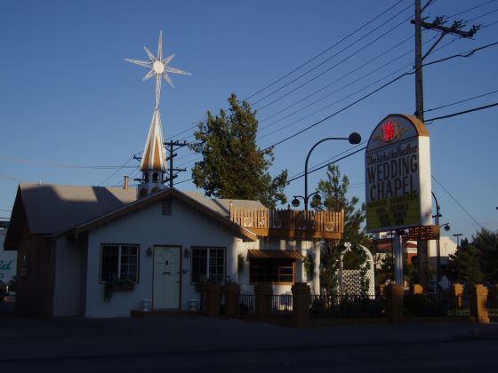 Las Vegas wedding chappel
We drove by multiple little drive-in wedding chapels during our time in Las Vegas
