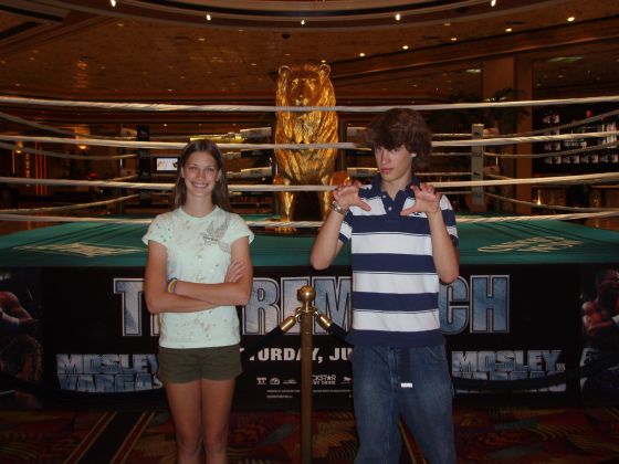 Michelle and Michael in the MGM Grand
My sister and I in the lobby of the MGM Grand in Las Vegas
