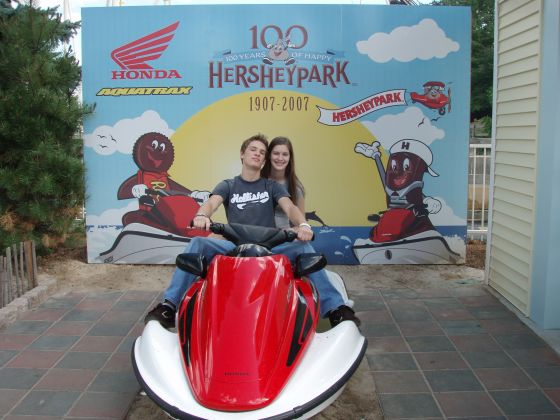 Hershey jetski
Me and Michelle on some random jetski ad at Hershey park
