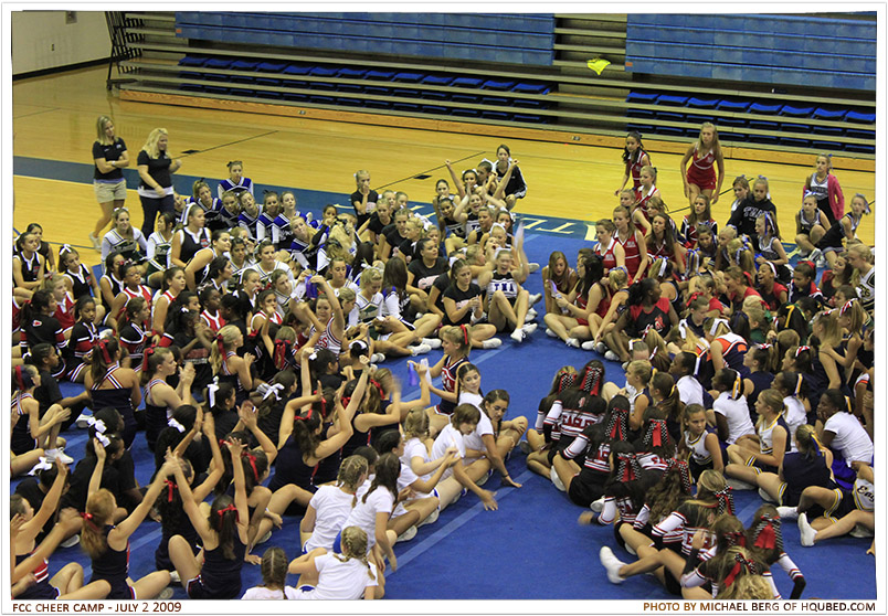 FCC Cheer Camp 09
This image is presized for Facebook and MySpace: you are [b]encouraged[/b] to share it!
If you are interested in obtaining a print-quality 15MP version, email michaelberg@hqubed.com for pricing info.
