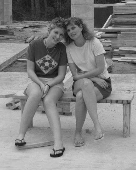 Mother and Daughter
While building our new house.
